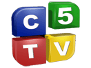 The logo of Canal 5 TV