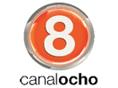 The logo of Canal 8 San Juan