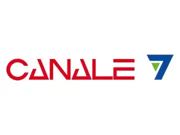The logo of Canale 7 TV