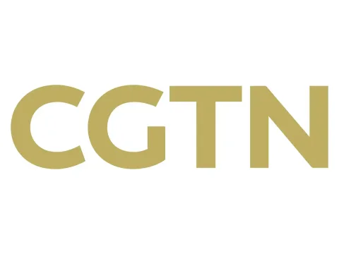 The logo of CGTN TV