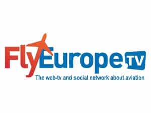The logo of FlyEurope TV