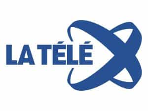 The logo of La Télé
