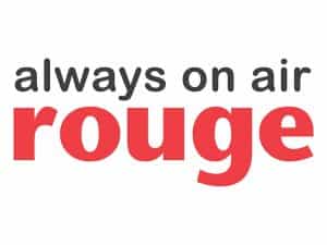 The logo of Rouge TV Pur HipHop RnB
