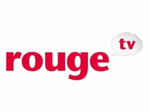 The logo of Rouge TV Pur Latino