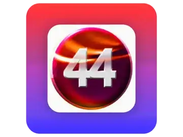 The logo of Channel 44