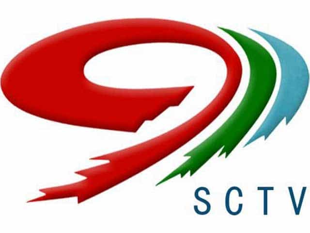 The logo of SCTV4 - Sichuan TV 4