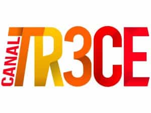 The logo of Canal TR3CE