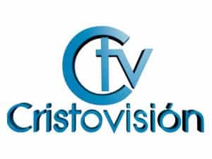 The logo of Cristovisión