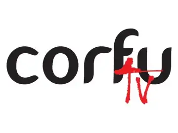 The logo of Corfu TV