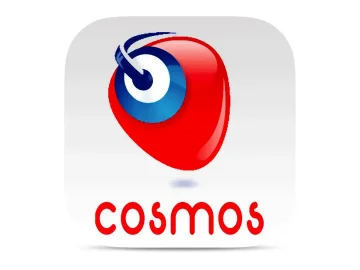The logo of Cosmos TV