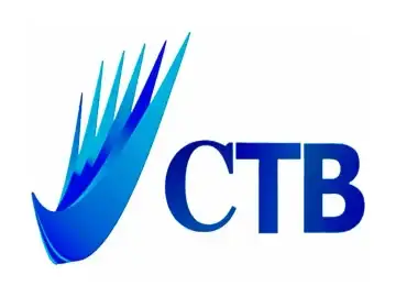 The logo of CTB TV