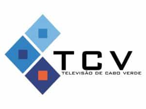 The logo of TCV Televisão de Cabo Verde