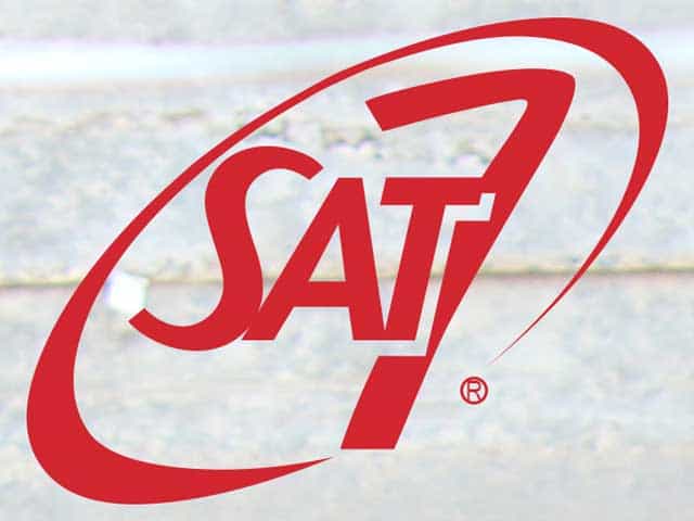 The logo of Sat 7 North America