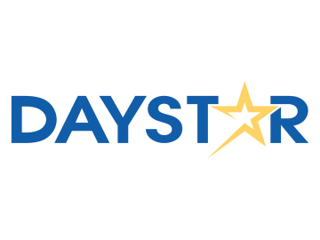 The logo of Daystar TV