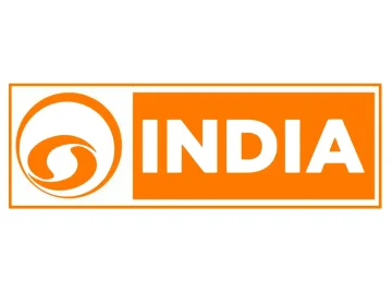 The logo of DD India