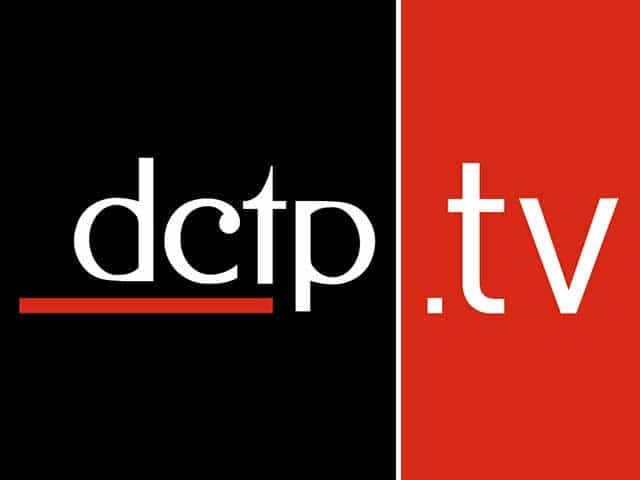 The logo of DCTP TV