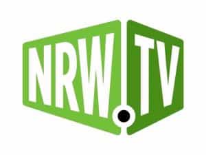 The logo of NRW TV