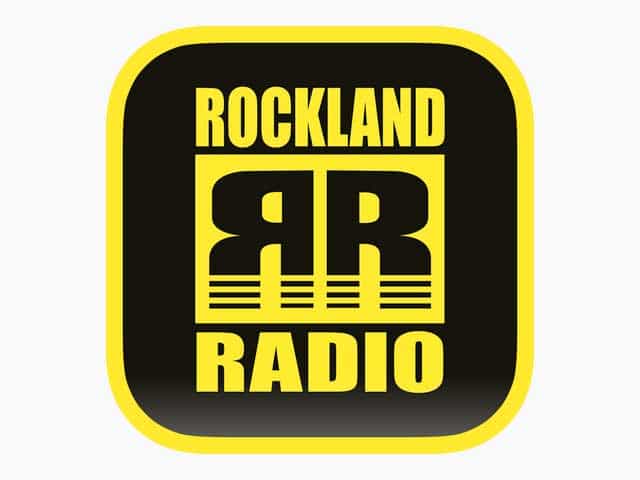 The logo of Rockland Radio