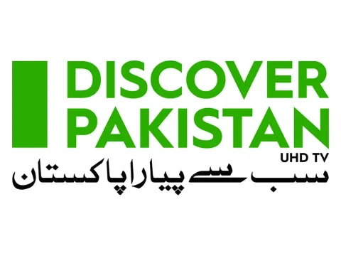 The logo of Discover Pakistan TV