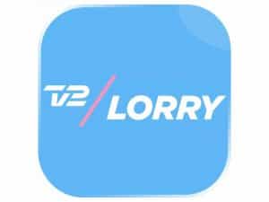 The logo of TV 2 Lorry