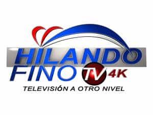 The logo of Hilando Fino TV