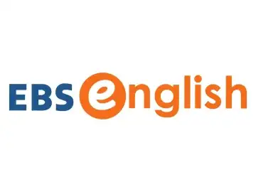 The logo of EBS English TV