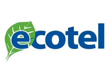 The logo of Ecotel TV