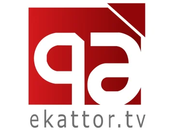The logo of Ekattor TV