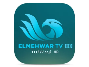 The logo of El Mehwar TV