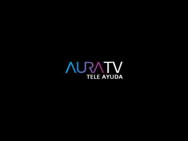 The logo of Aura TV 1