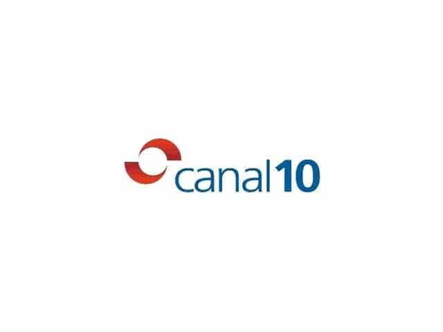 The logo of Canal 10