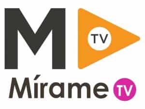 The logo of Mírame TV