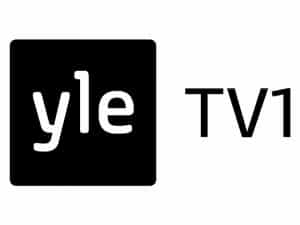 The logo of YLE TV 1