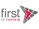 The logo of First TV