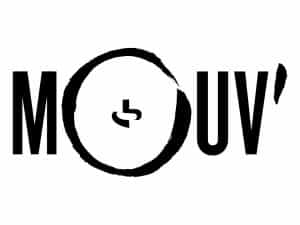 The logo of Mouv' TV