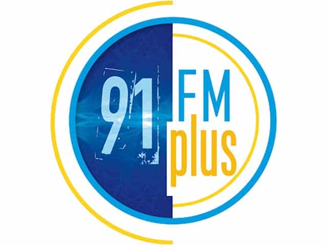 The logo of Radio FM-plus