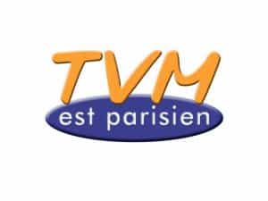 The logo of TVM est parisien