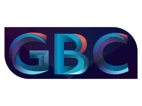 The logo of GBC TV