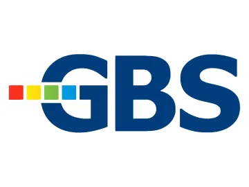 The logo of GBS TV