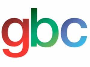 The logo of GBC TV
