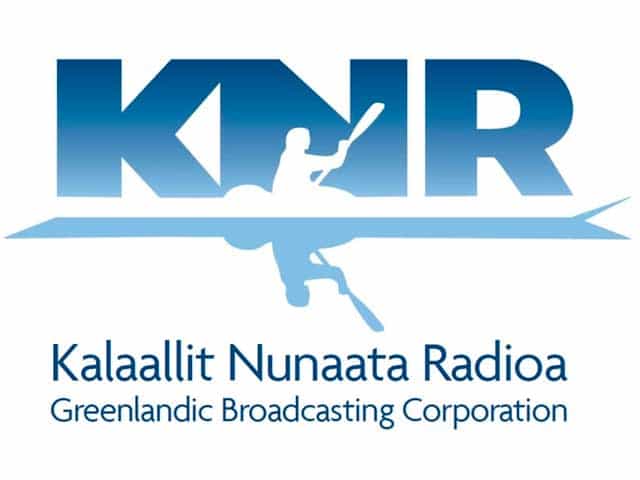 The logo of KNR2 TV