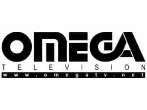 The logo of Omega TV