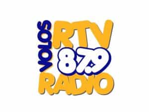 The logo of Volos RTV 87.9 Radio