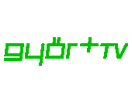 The logo of Györ+ TV