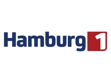 The logo of Hamburg 1 TV