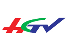 The logo of Hau Giang TV