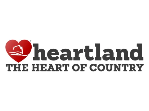 The logo of Heartland TV