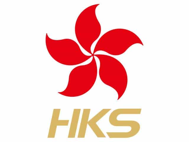 The logo of HKS TV