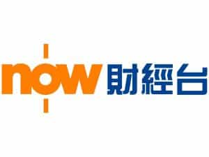 The logo of Now news