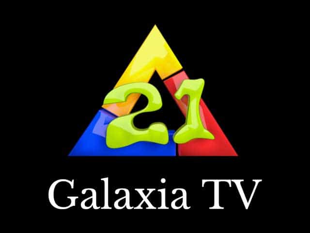 The logo of Galaxia TV Canal 21